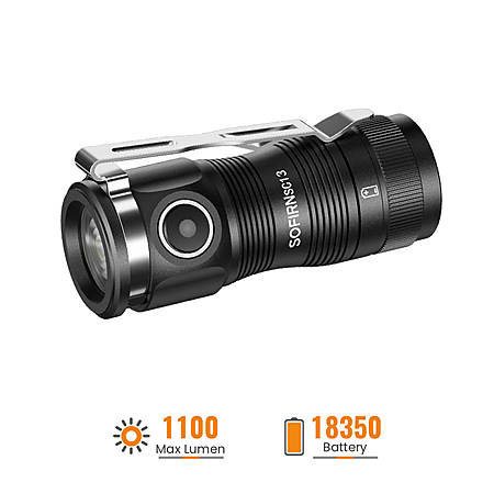 Sofirn SC13 Nichia 519A 1100 Lumens Mini Flashlight - $10