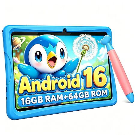 2026 Upgraded TABWEE Kids Tablet 10 Inch, Latest Android 16 Tablet for Kids