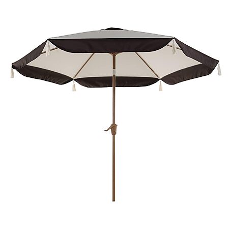 Grand patio 9FT Patio Umbrella with Fringe, Outdoor Tassel Umbrella