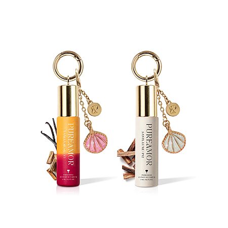 PUREAMOR Pheromone Perfume for Women 2 Pack, Santal Luxe and Vanilla Musk