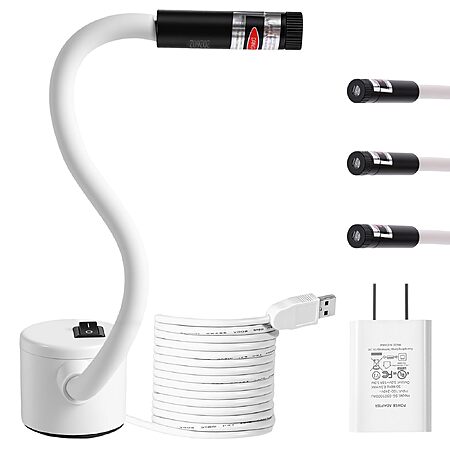 Magnetic Positioning Quilting Light for Sewing Machine, 3-in-1 with Crosshair Straight