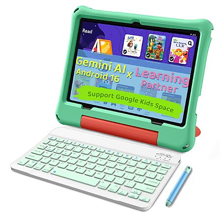 aiprotablet Kids Tablet, Android 16 Tablet for Kids 10 inch