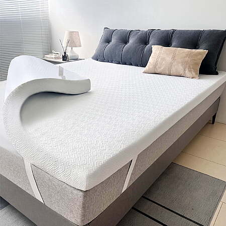Airensky 3 inch Twin Gel Memory Foam Mattress Topper, Cooling Infused, CertiPUR-US & OEKO-TEX Cover, Pressure Relief