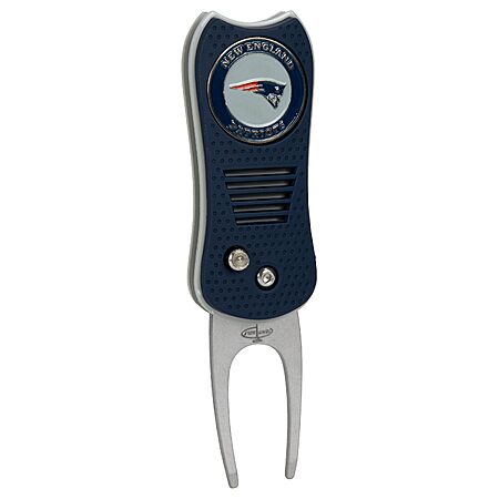 New England Patriots Golf NFL Switchblade Divot Tool with Double-Sided Magnetic Ball Marker