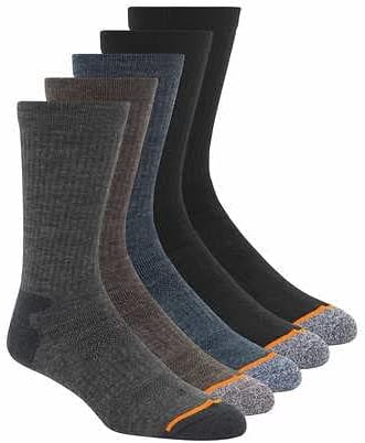 Weatherproof Vintage Men's Outdoor Crew Sock, 5-pair $5. F/S from Costco.