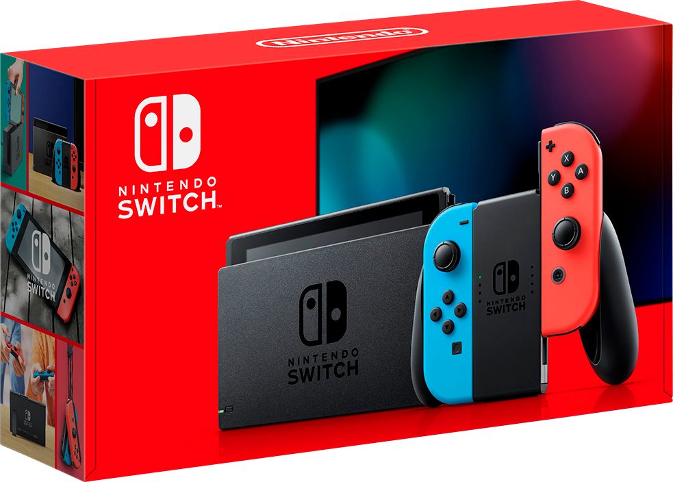 Nintendo - Switch 32GB Console - Neon Red/Neon Blue Joy-Con $299