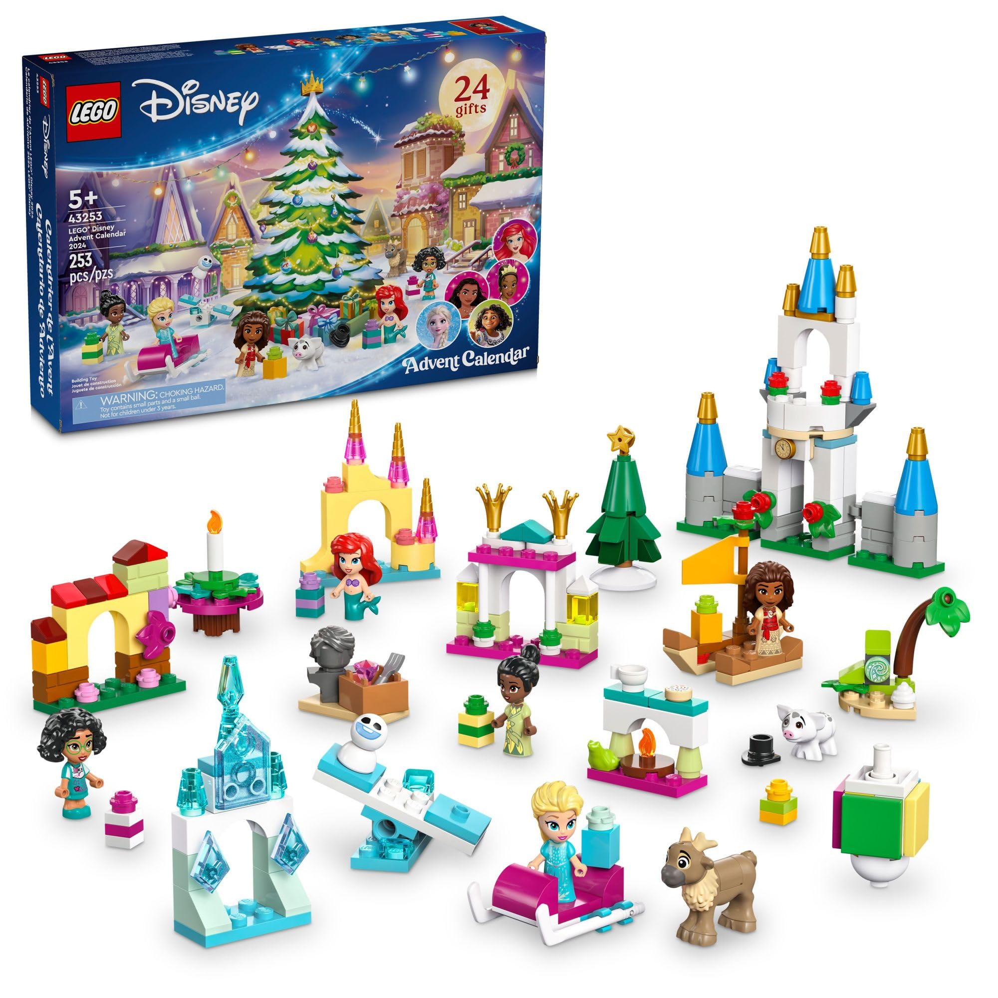 253Piece LEGO Disney Advent Calendar (2024) 20.00 + Free Shipping w/ Prime or on 35+
