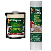 Duck Brand Pre-Taped Painter's Drop Cloth (22-Inch by 100 Feet) $5.07 + Free Shipping w/ Prime or on $35+