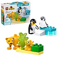 Lego Duplo Town Wild Animal Families: Penguins & Lions Building Toy Playset (10442) $6.79 + Free Shipping w/ Prime or on $35+