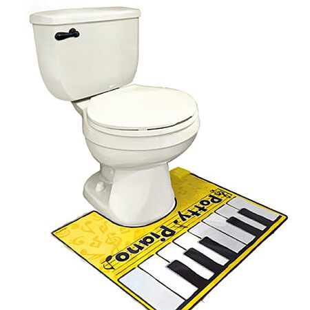 BigMouth Potty Piano Vinyl Mat Keyboard For Toilets w/Song Book and Batteries $7.50 + Free Shipping w/ Prime or on $35+