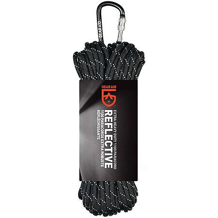 100 ft. GEAR AID 1100 Paracord and Carabiner, 5.5 mm Heavy-Duty Cord for Camping, Fishing Equipment (Black) $8.97 + Free Shipping w/ Prime or on $35+