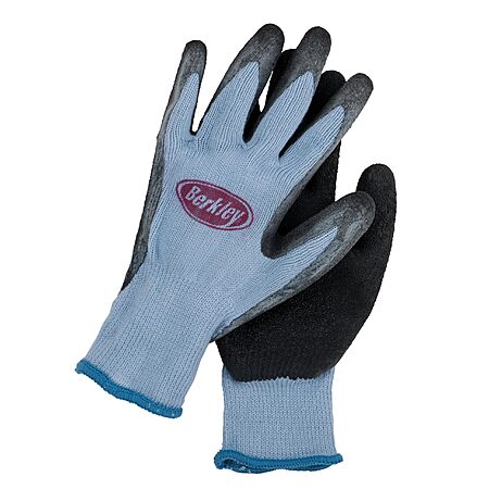 Berkley Coated Fishing Gloves (Blue/Grey) One Size Fits All $2.86 + Free Shipping w/ Prime or on $35+