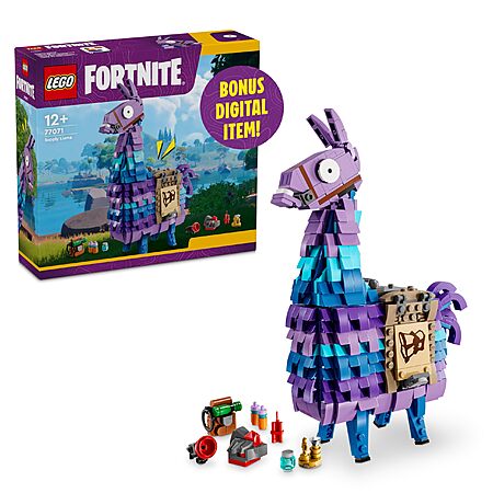 691-Piece LEGO Fortnite Supply Llama Building Toy Set $26