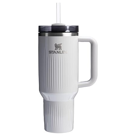 40-Oz STANLEY Quencher H2.0 Tumbler with Handle and Straw (Fluted Ash Gloss) $25.00 + Free Shipping w/ Prime or on $35+