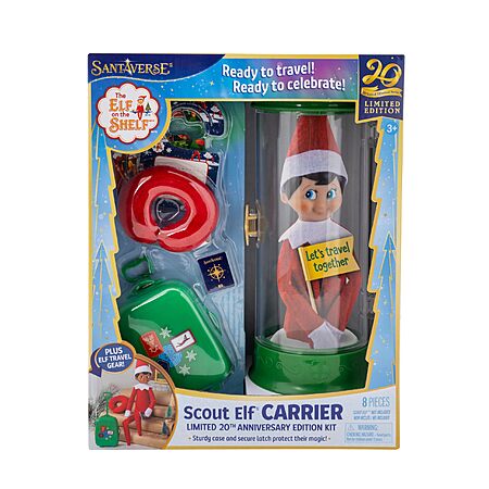 The Elf on the Shelf Scout Elf Carrier Limited 20th Anniversary Edition Kit $8.47 + Free Shipping w/ Prime or on $35+