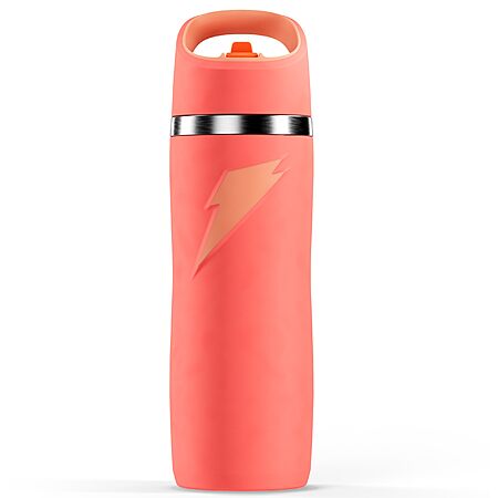 22-Oz Gatorade 'Overtime Stainless Steel Water Bottle w/ Straw & Cap (Coral) $14.39 + Free Shipping w/ Prime or on $35+