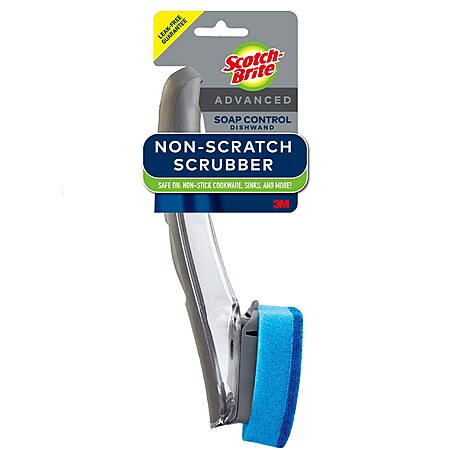 Scotch-Brite Non-Scratch Advanced Soap Control Reusable Dishwand $3.40 