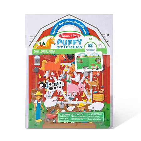 Puffy Sticker Play Set-On The Farm - Assorted Pre-Packed $5.40 + Free Shipping w/ Prime or on $35+
