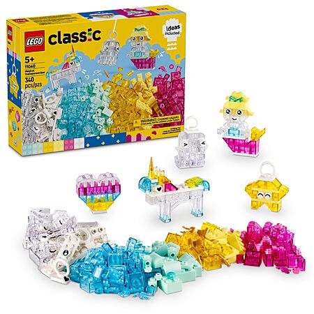 340-Piece LEGO Classic Magical Transparent Box Building Set $21.99 + Free Shipping w/ Prime or on $35+
