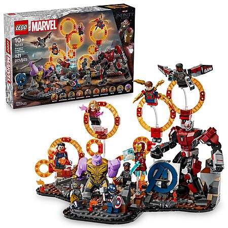 621-Piece Lego Marvel Avengers Endgame Final Battle Building Kit w/ 10 Minifigs (76323) $79.99 + Free Shipping