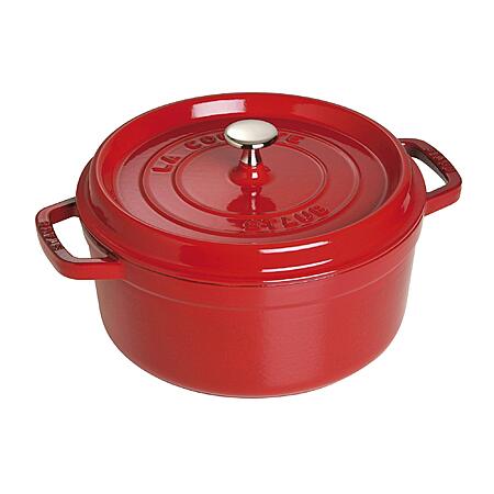 4-Quart STAUB Cast Iron Dutch OvenRound Cocotte (Made in France, Cherry) $149.99 + Free Shipping