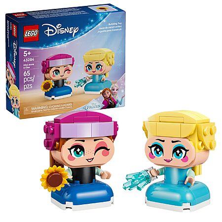 65-Piece LEGO Disney Frozen Mini Anna & Elsa Toys $6.99 + Free Shipping w/ Prime or on $35+