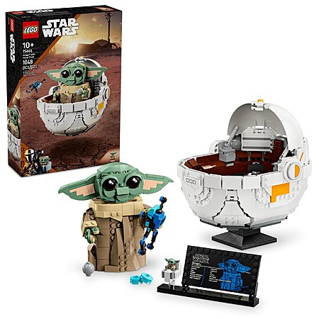 1048-Piece LEGO Star Wars: The Mandalorian - Grogu with Hover Pram (75403) $69.99 + Free Shipping