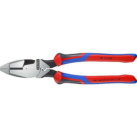 KNIPEX Tools 09 12 240 9.5-Inch Ultra-High Leverage Lineman's Pliers with Fish Tape Puller and Crimper $63.33 + Free Shipping