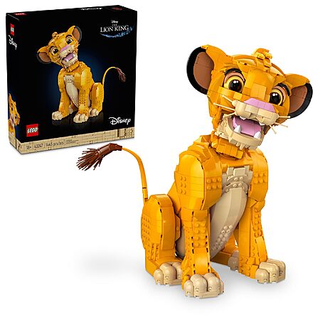 1445-Piece LEGO Disney Young Simba The Lion King Building Sets (43247) $87.99 + Free Shipping