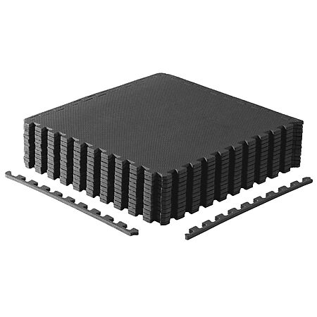 12-Piece CAP Barbell 24" x 24" Interlocking EVA Foam Exercise Mat (1/2" Thick) $18.15