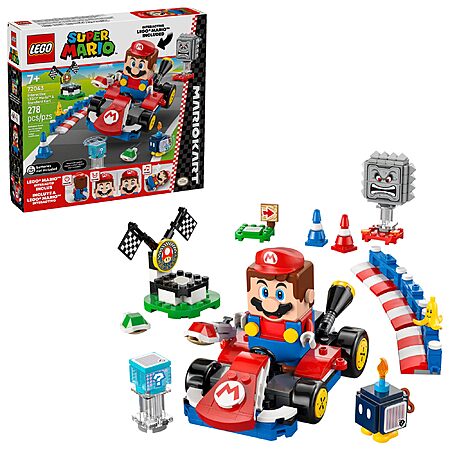 278-Piece LEGO Super Mario Interactive LEGO Mario & Kart (72043) $41.99 + Free Shipping