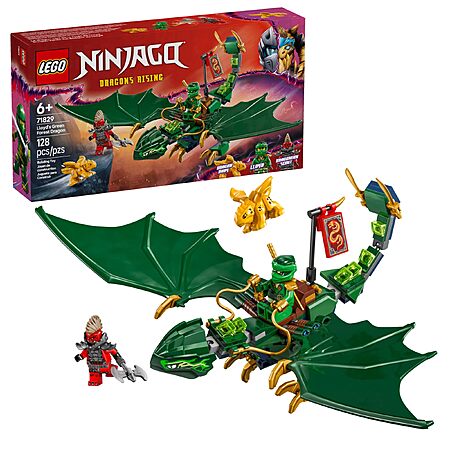 128-Piece LEGO Ninjago: Dragons Rising Season 3 - Lloyd's Green Forest Dragon $15.95 + Free Shipping w/ Prime or on $35+