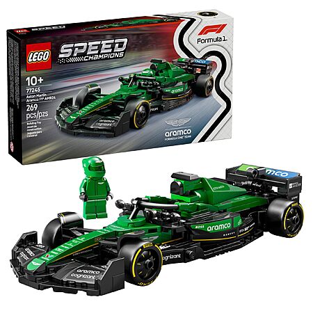 269-Piece LEGO Speed Champions Aston Martin Aramco F1 AMR24 Race Car Building Set (77245) $21.99 + Free Shipping w/ Prime or on $35+