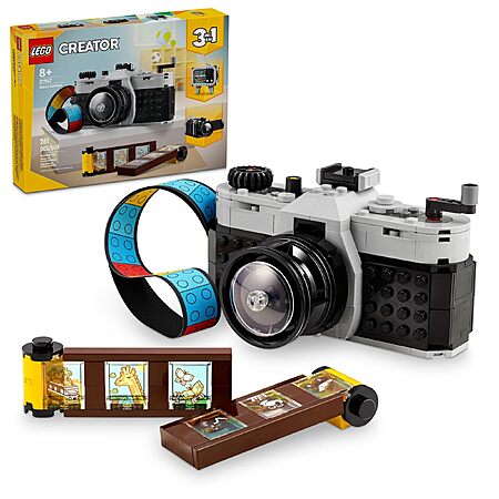 261-Pc LEGO Creator 3 in 1 Retro Camera Building Set $15.99 + Free Shipping w/ Prime or on $35+