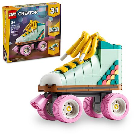 342-Piece LEGO Creator 3-in-1 Retro Roller Skate Building Set $19.19 + Free Shipping w/ Prime or on $35+