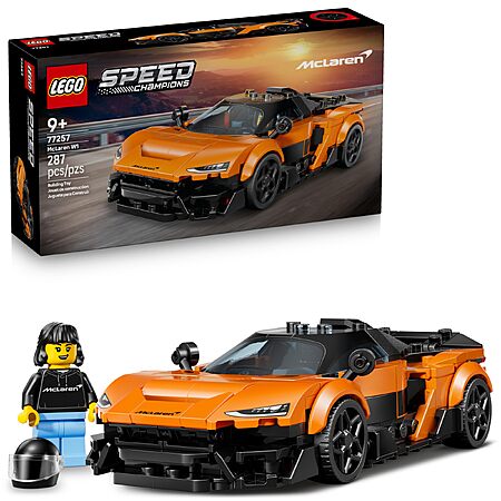 287-Pc LEGO Speed Champions McLaren W1 Race Car Toy (77257) $22.49 + Free Shipping w/ Prime or on $35+