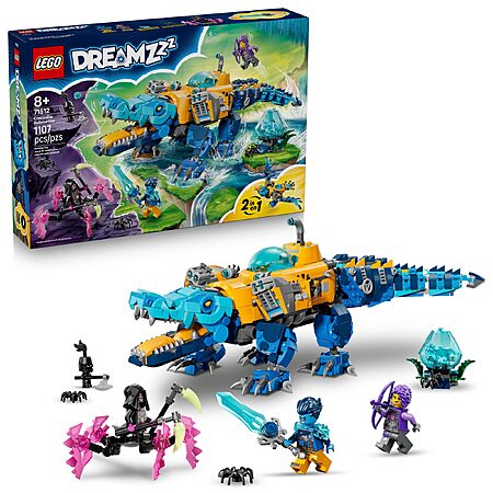 1107-Piece LEGO Dreamzzz: Season 4 - Crocodile Submarine (71512, 2026) $48.99 + Free Shipping