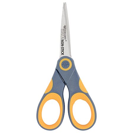 5" Westcott Titanium Bonded Non-Stick Fabric Scissors