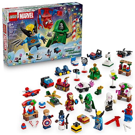 317-Pc LEGO Marvel Advent Calendar 2026 $35.00 + Free Shipping