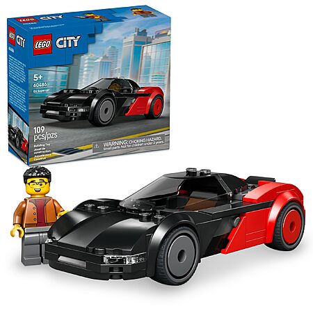 109-Piece LEGO City EV Supercar $5.99 + Free Shipping w/ Prime or on $35+