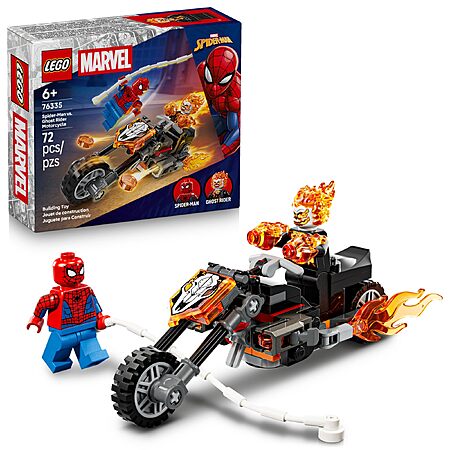 LEGO Marvel Spider-Man vs. Ghost Rider Motorcycle 76335 $9.97 + Free ...