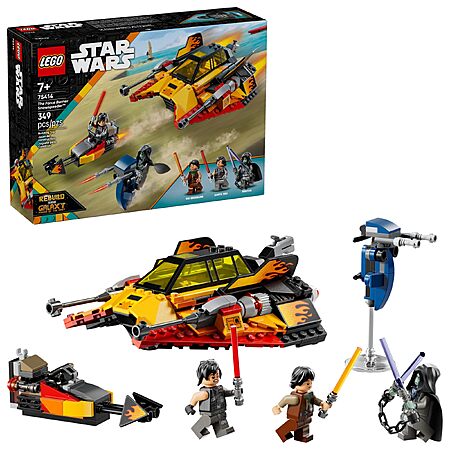 349-Piece LEGO Star Wars: 2 in 1 Rebuild The Galaxy The Force Burner Snowspeeder Building Set w/ 3 Minifigures $39.99 + Free Shipping