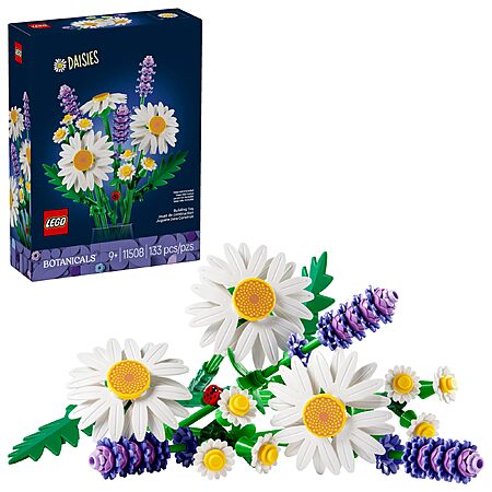 133-Pc LEGO Botanicals Daisies Building Toy