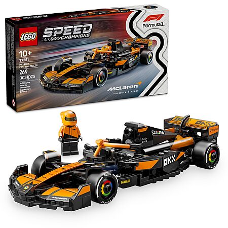 269-Pc LEGO Speed Champions: McLaren F1 Team MCL38 Race Car Building Set $15.39 + Free Shipping w/ Prime or on $35+