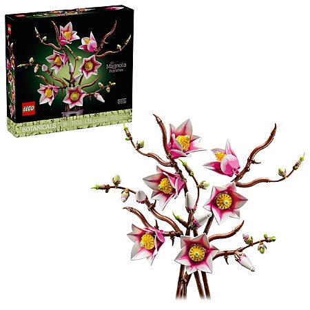 435-Piece LEGO Botanicals Magnolia Branches Building Set