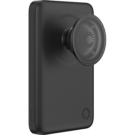 PopSockets MagSafe 5,000 mAh PowerPack 15W Wireless Charger (Black)
