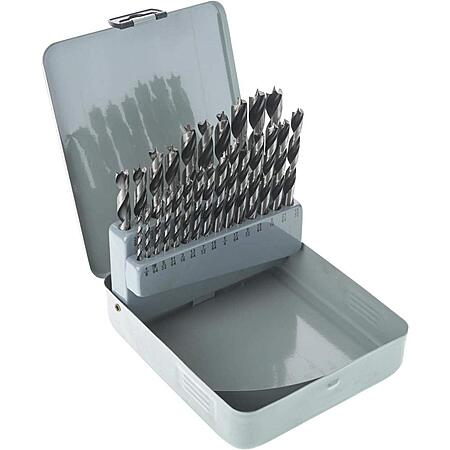 25-Piece Steelex Deluxe Brad Point Bit Set - 2024-08-27