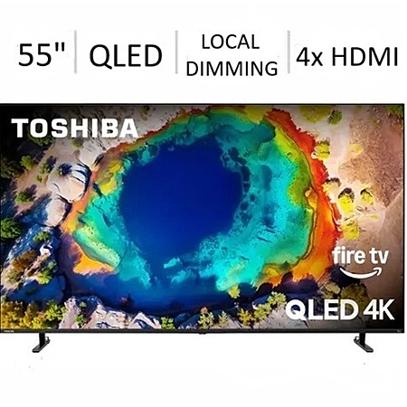 Toshiba 55" 4K QLED TV for $269.99!