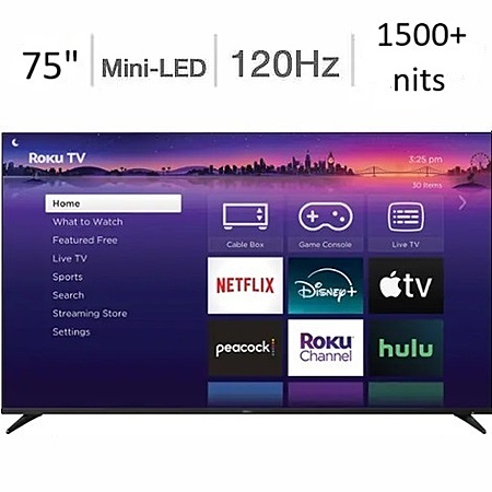 Roku 75" 4K TV for $799.99!