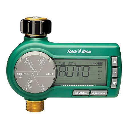 Rainbird Timer with Brass Fittings for $33